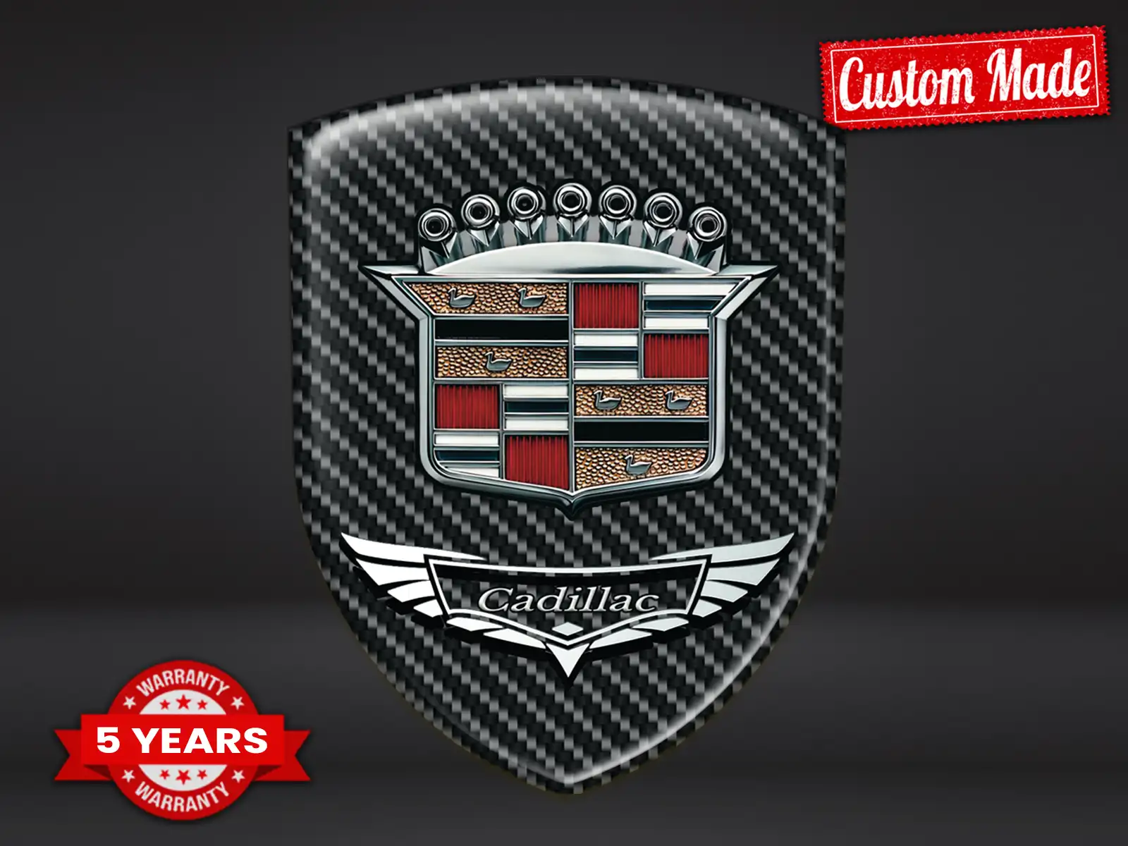 Cadillac Selbstklebende Aufkleber Edler Stil Custom Domes